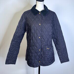 Barbour Women's Annandale Quilted Jacket - Size 8 - Navy Blue